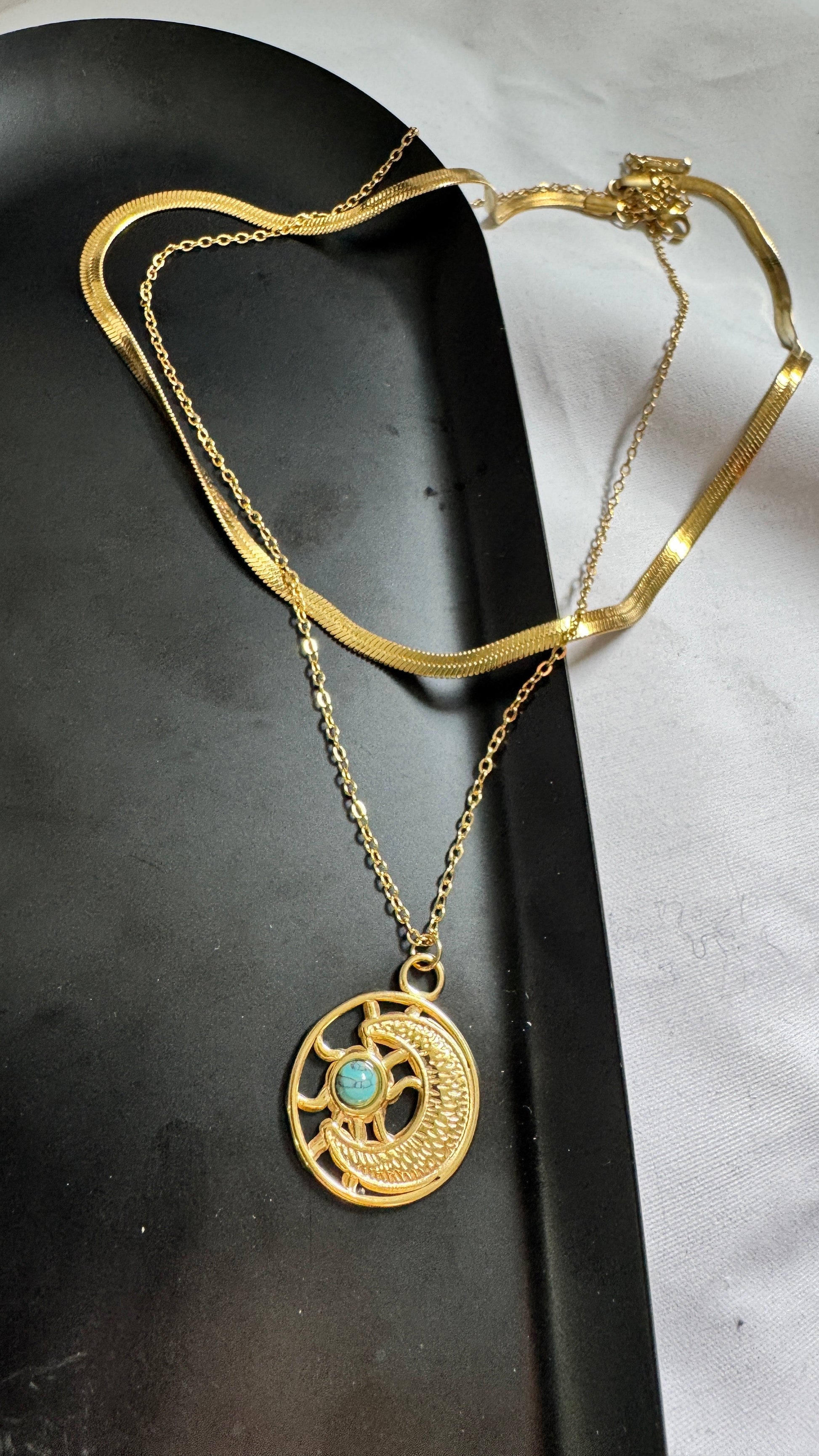 Sapphire Moonlight Necklace