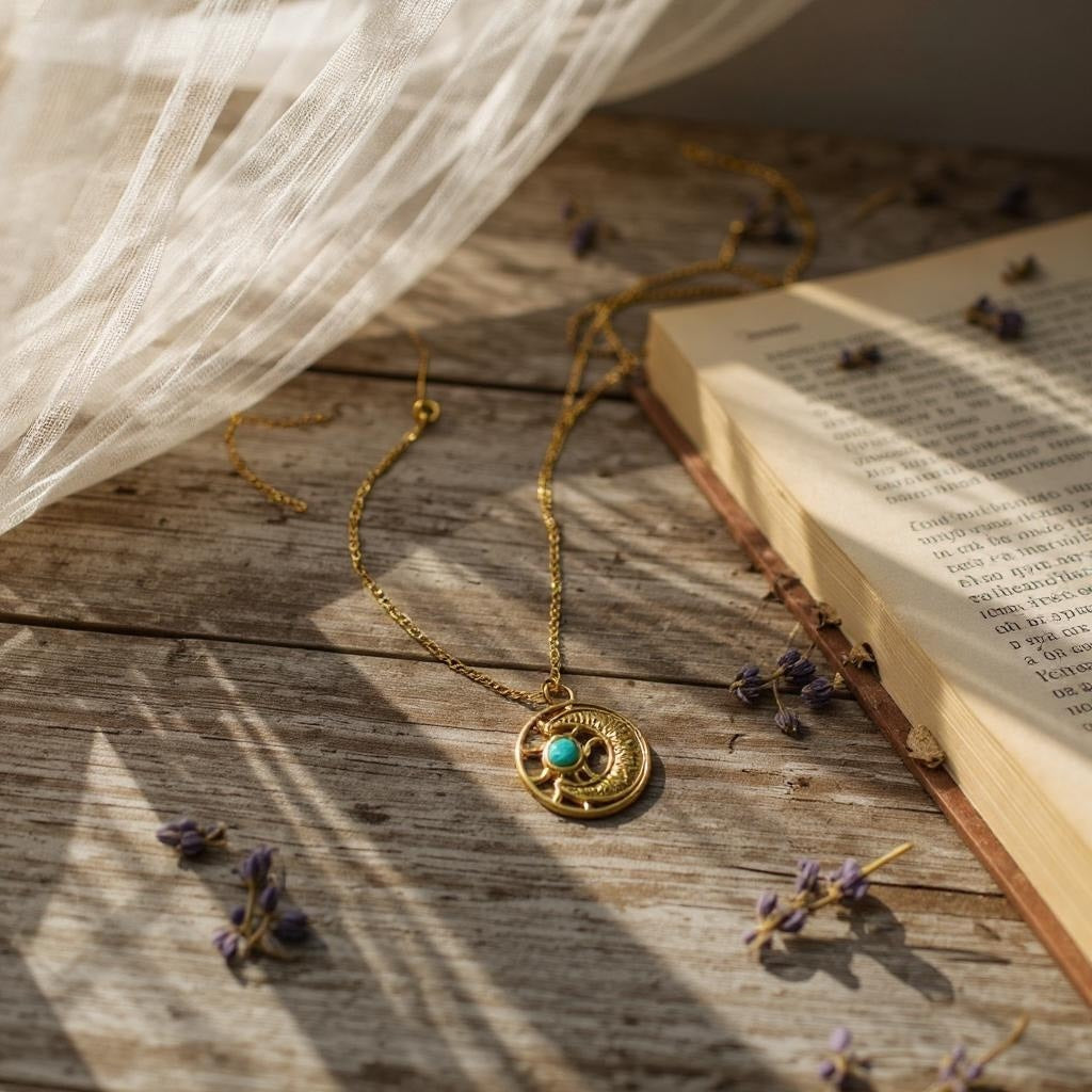 Sapphire Moonlight Necklace