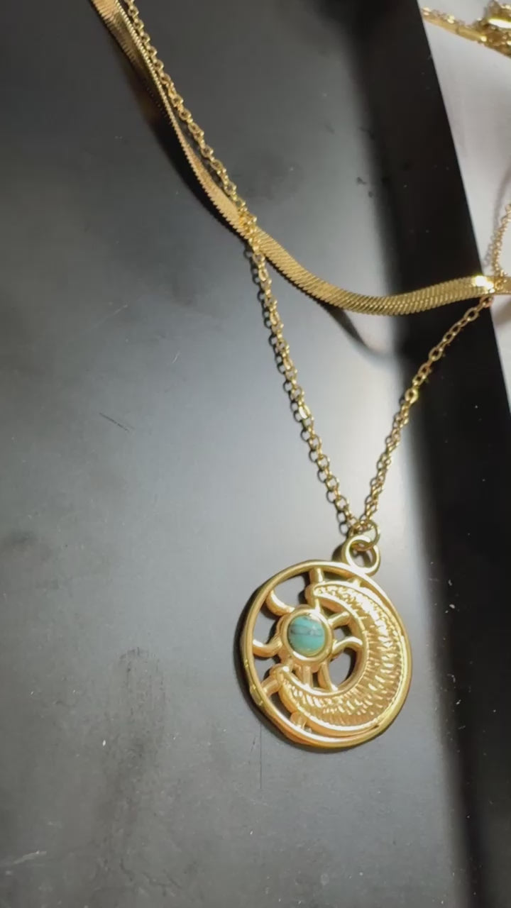 Sapphire Moonlight Necklace
