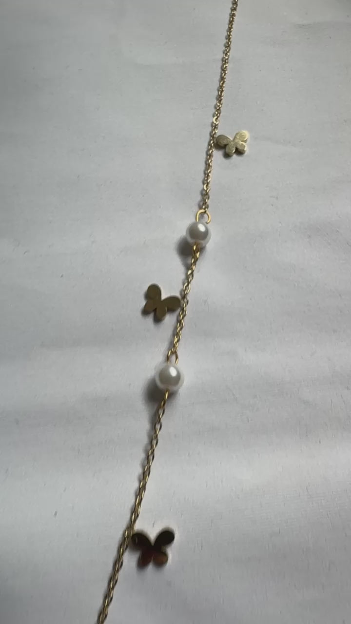 PearlWing Anklet