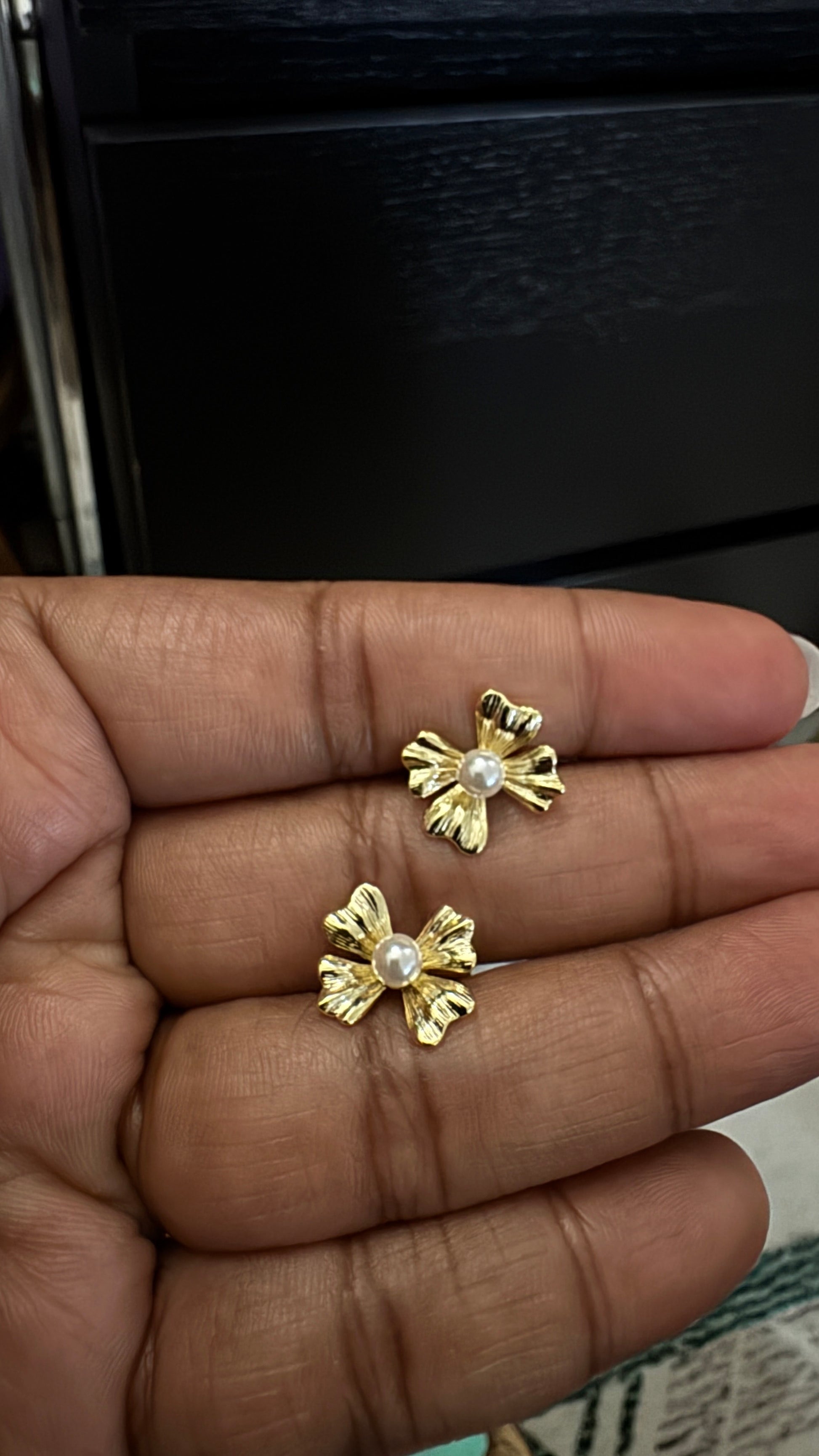 Pearl Knot Earrings