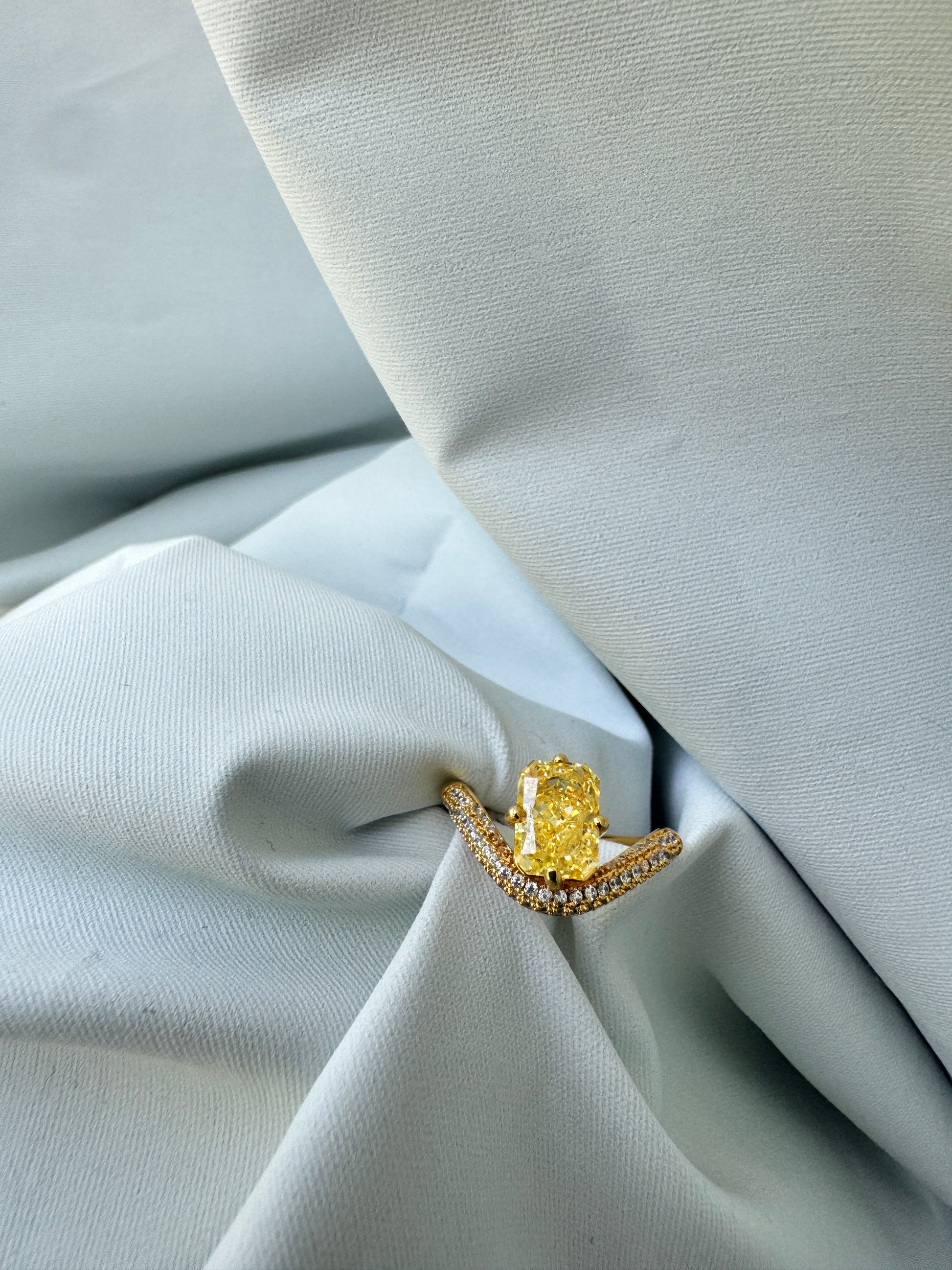 Golden Mirage Ring