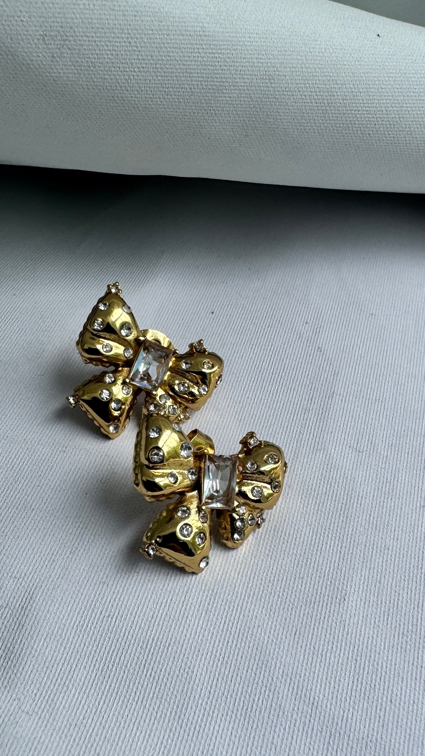 Dewdrop Bow Earrings