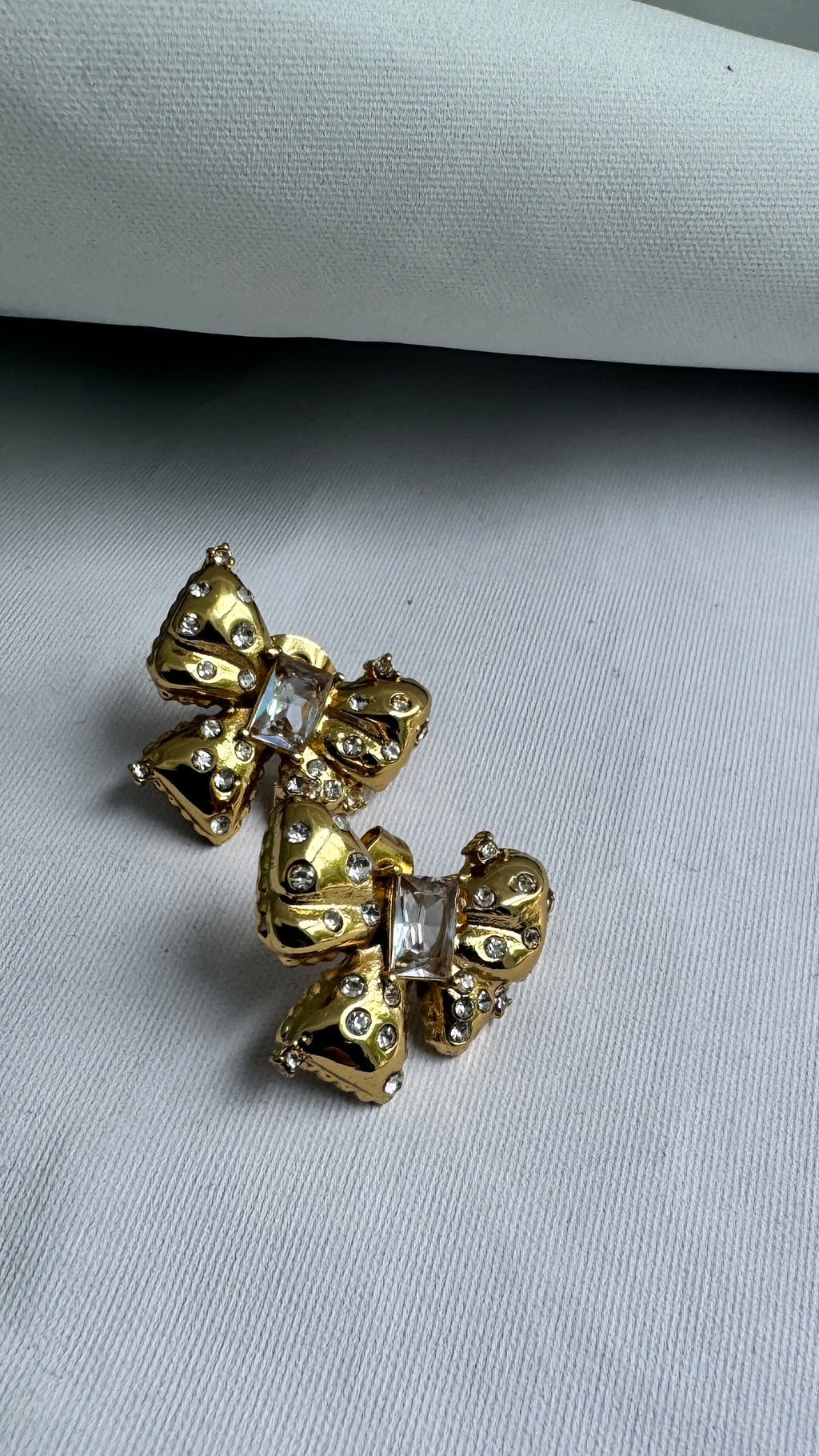 Dewdrop Bow Earrings