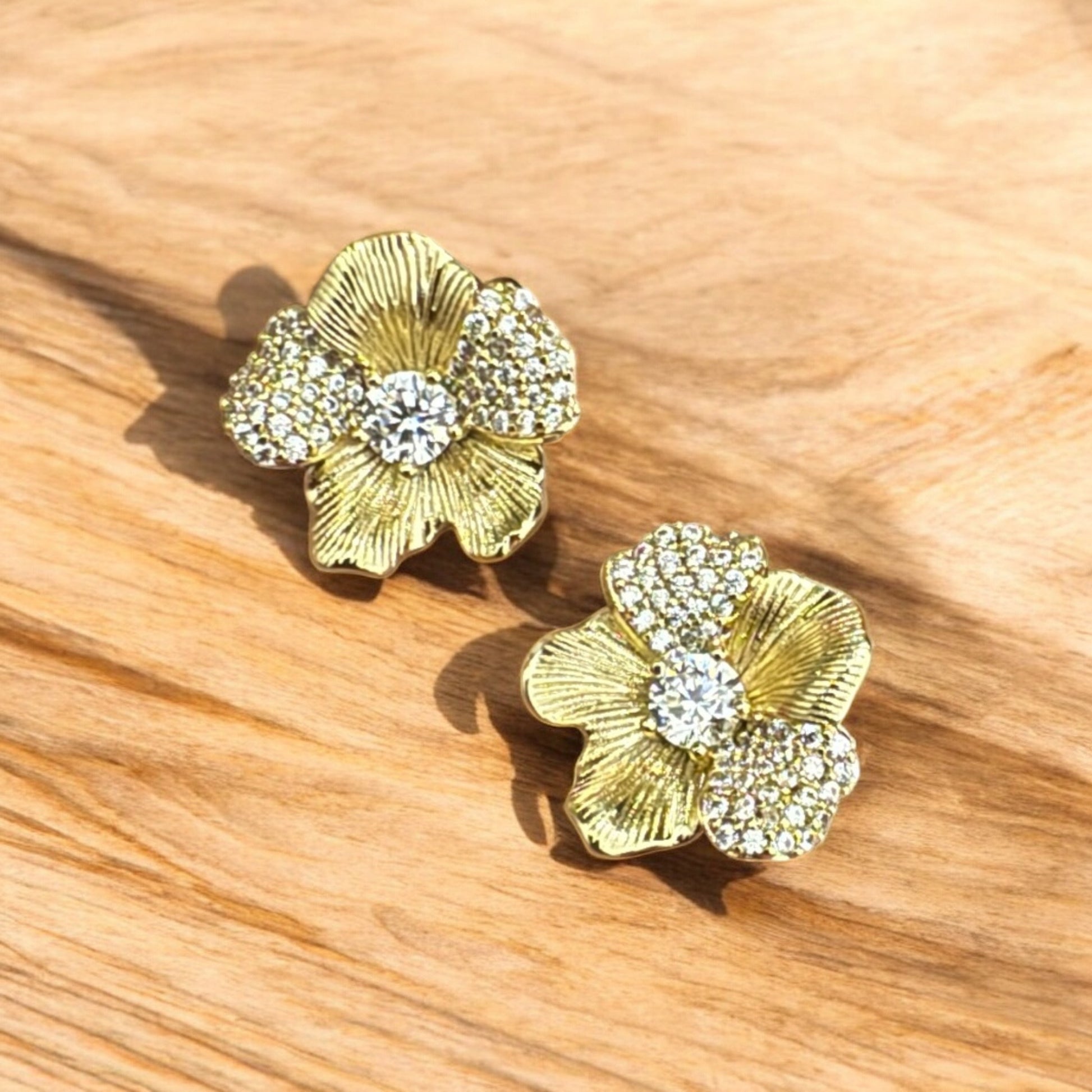 Flora Spark Hoop Earrings