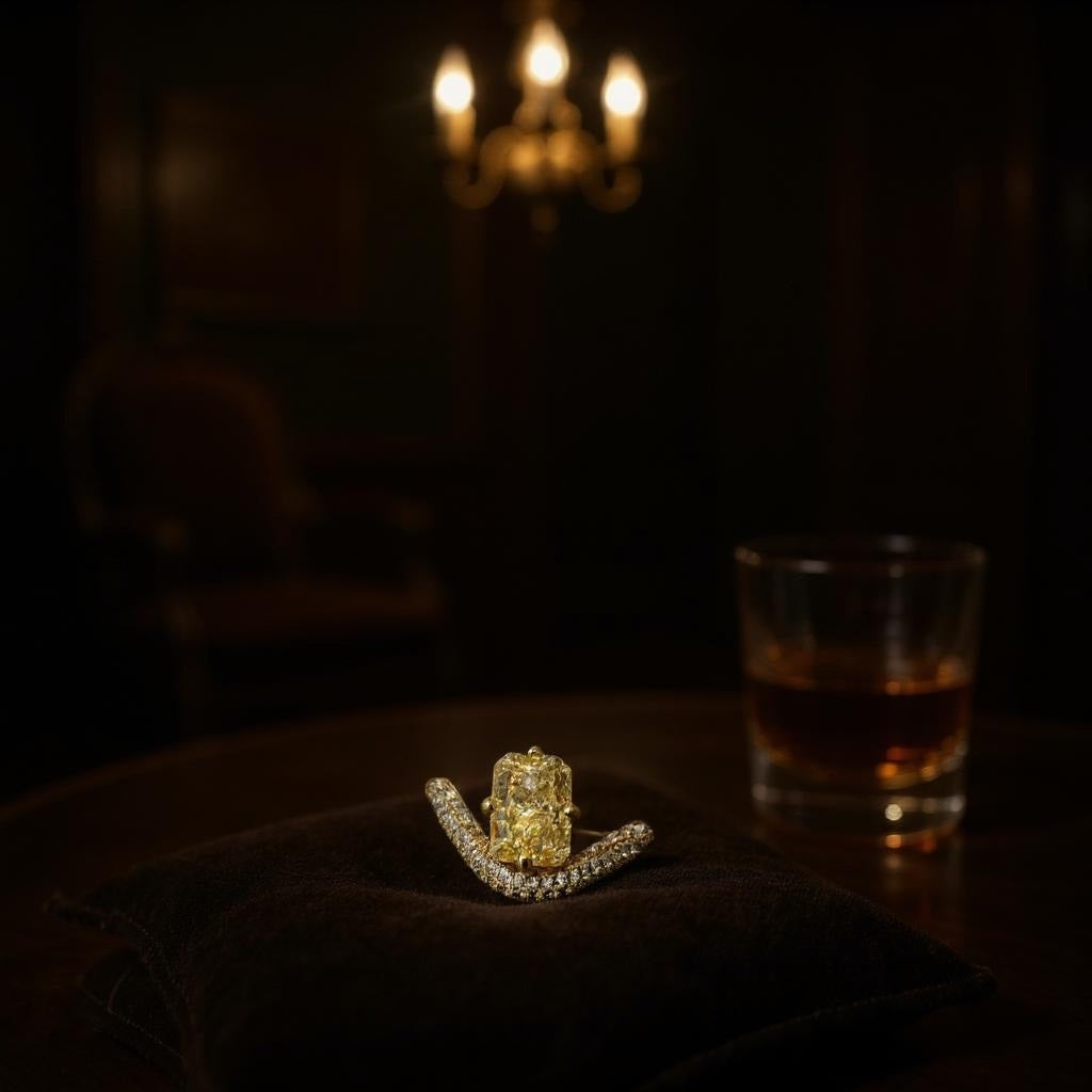 Golden Mirage Ring