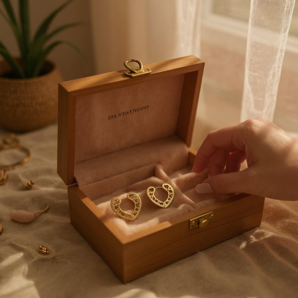 Amour Hoop Earrings