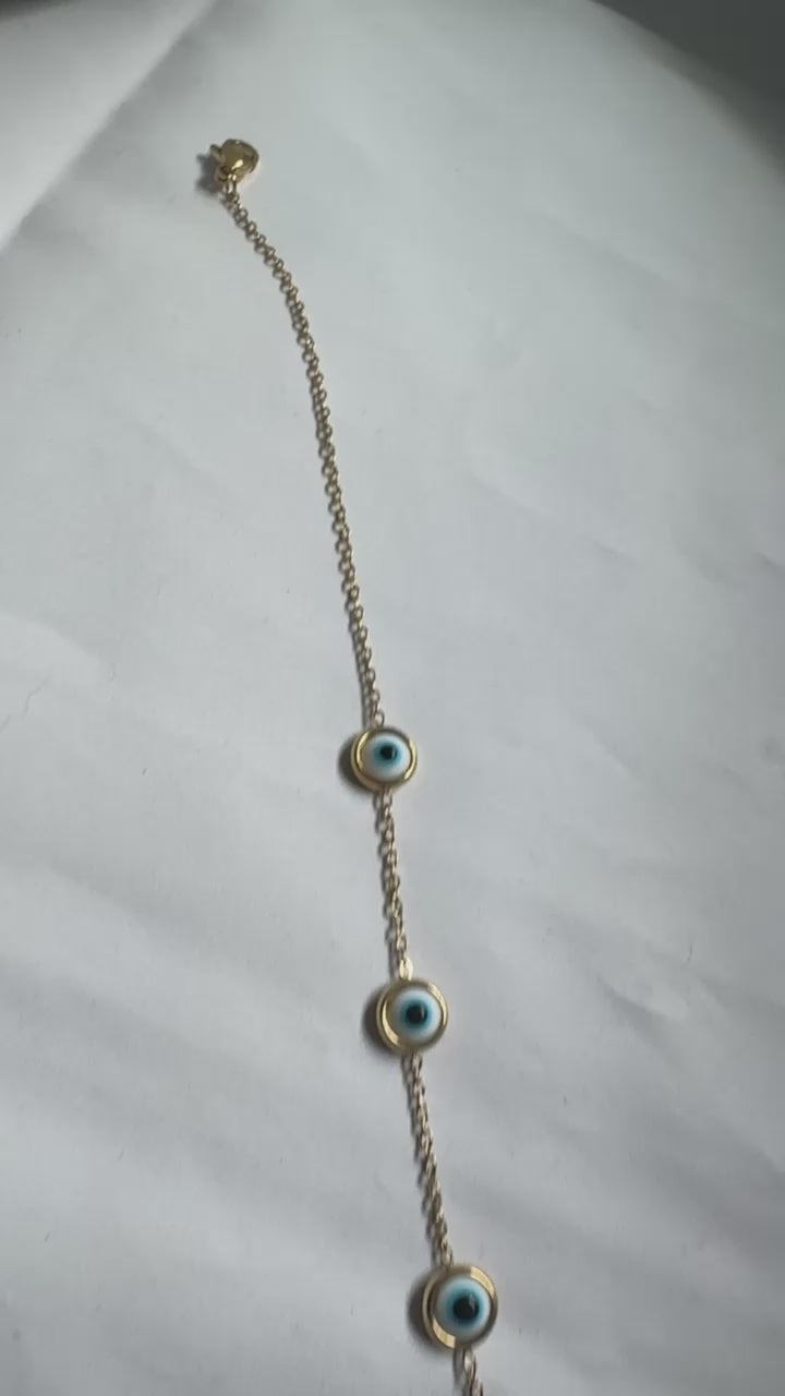 Evil Eye Elegance Anklet